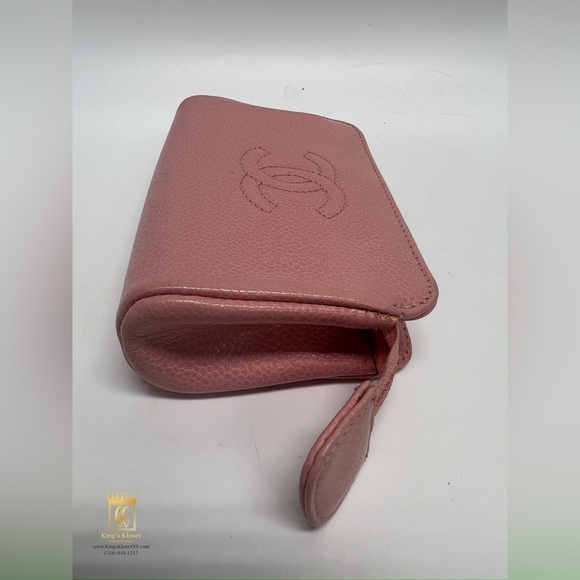 Chanel caviar coco mark coin purse/pouch - Picture 9 of 11